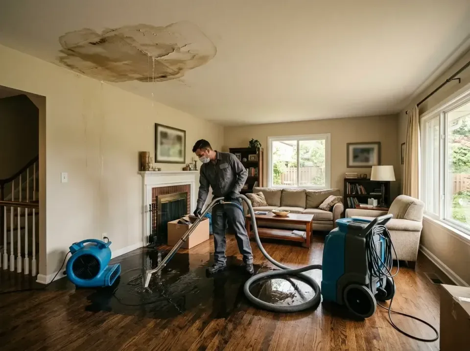 attic-pipe-burst-ceiling-drip-008 — frequently asked questions, Water Damage Restoration & Carpet Care in Sappington, MO